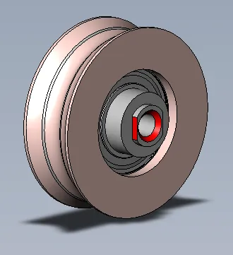 [102-067041000] Carrying roller complete.