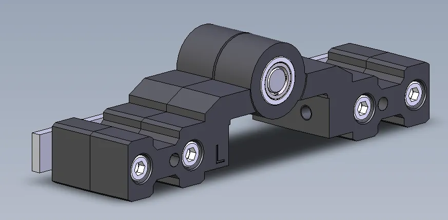 Folding joint Left black