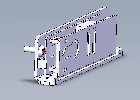 [102-111106] Floor lock with cylinder bolt