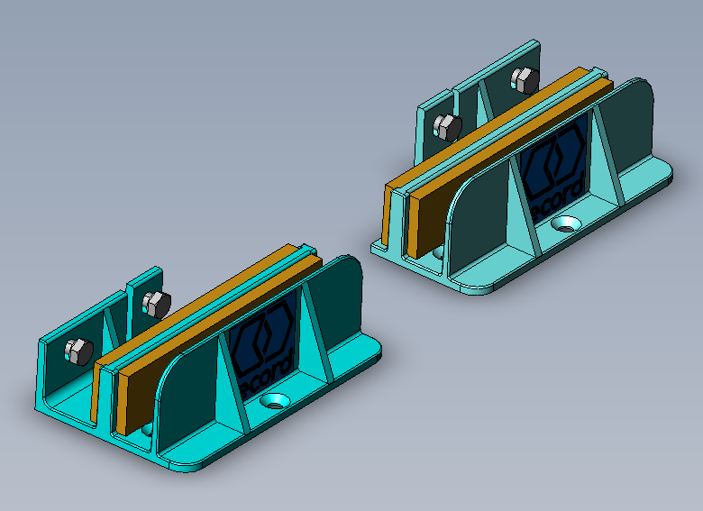 [102-370026000] door leaf guide mounting set