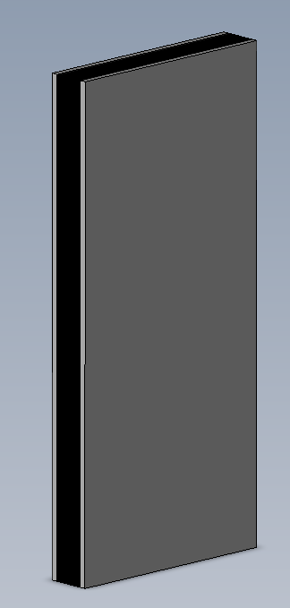 Velcro tape 2 parts 25x70mm