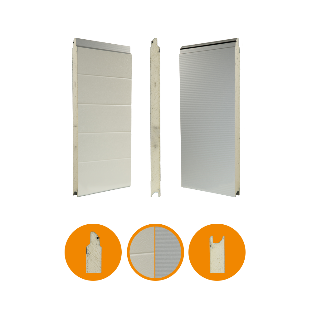 HörmannSPU F42 Micrograin H625 - RAL9006/RAL 9002