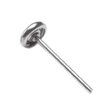 [104002008] Roller with steel tread. long. galvanized steel