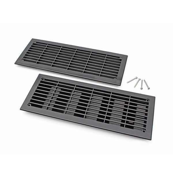 Ventilation grill. black. lockable