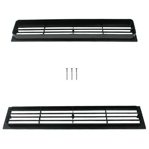 Crawford ventilation grill. black. not lockable