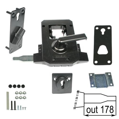 Crawford safety lock, left