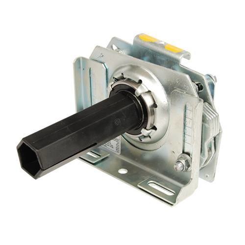 Crawford spring break device for T-spring left. hex. shaft