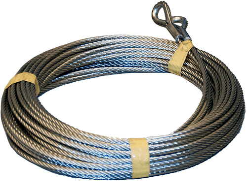 Lifting cable set 5mm. L=12000mm. equipped with thimble