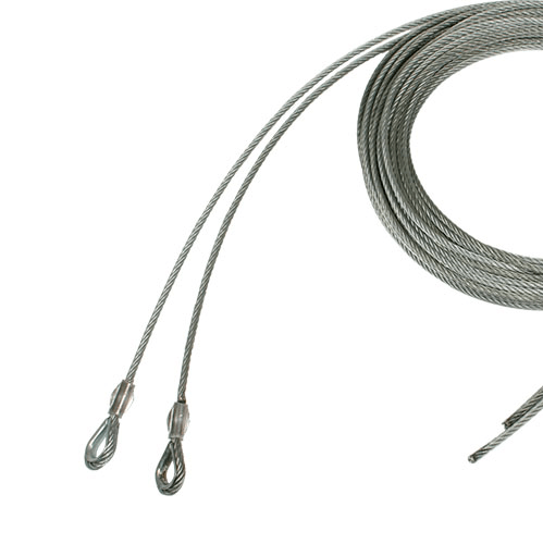 [108012013-10] Cable set 5mm x 120mmm with thimble