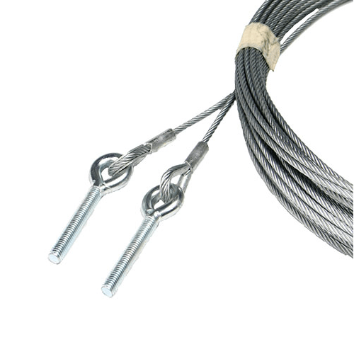 Lifting cable set, L=12000mm, equipped with thimbl