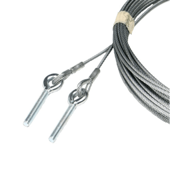 [108012047] cable set 4mm. L=15000mm.  with thimble and M10 screw eye