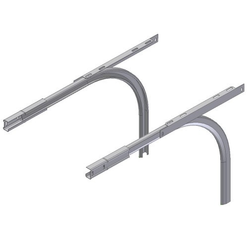 Crawford curve rail set. 2 inch