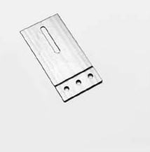 [109007003] Track connecting plate 60x120mm. Stainless steel