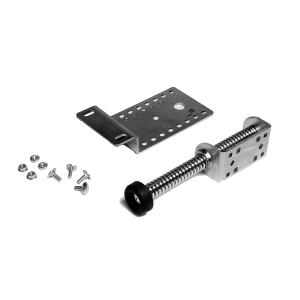 Spring bumper short. including mounting plate