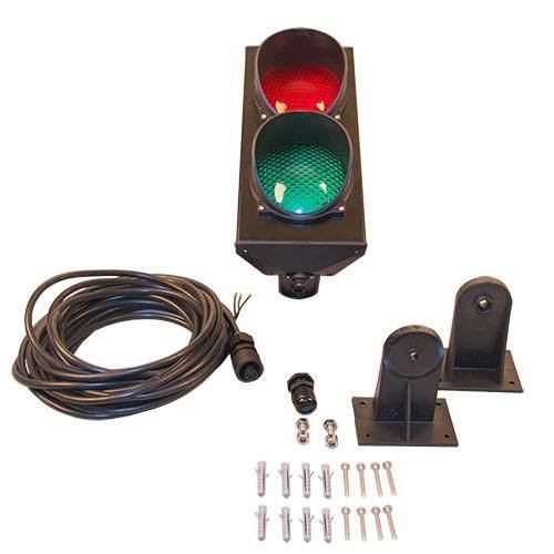 Traffic light RED - GREEN, LED 230V