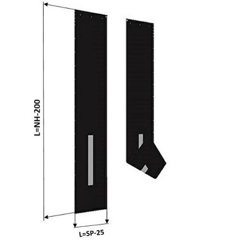 Side curtain. SME. L3200mm. SP700
