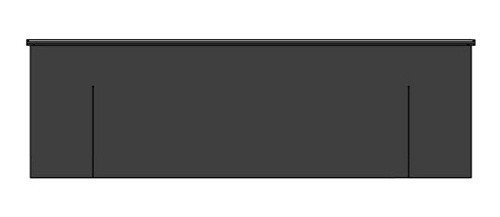[204002001] Top curtain SME. notch on 700mm