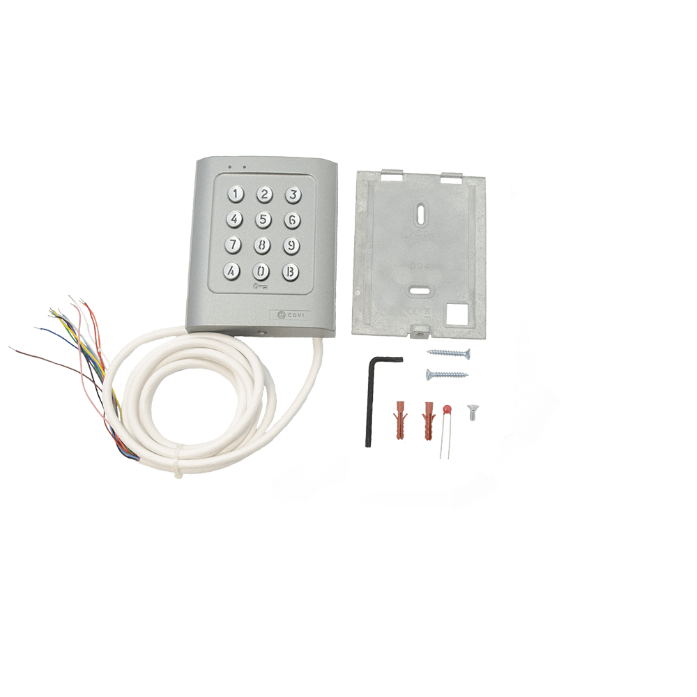 [4060011] CDVI Code lock vandal-resistant IP64