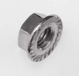 Flanged nut M8