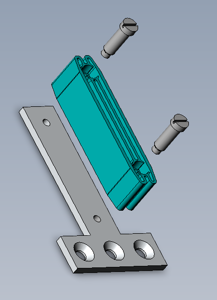 [102-370019000] door leaf guide (T-plate) moun