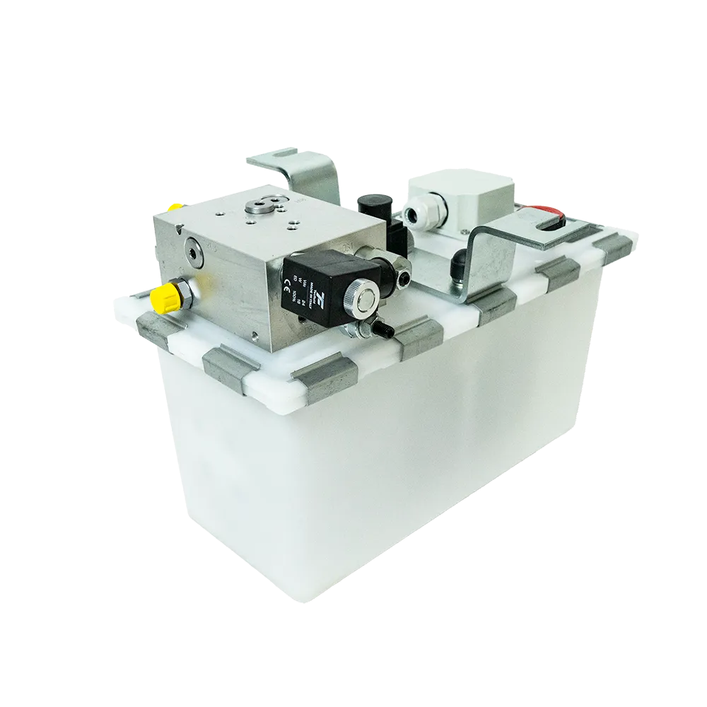 [201001031] Hydraulisk aggregat med teleskopisk läpp 2V