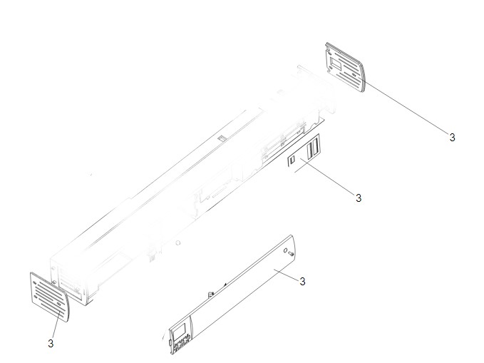 A951 Zijpanels en plastic cover