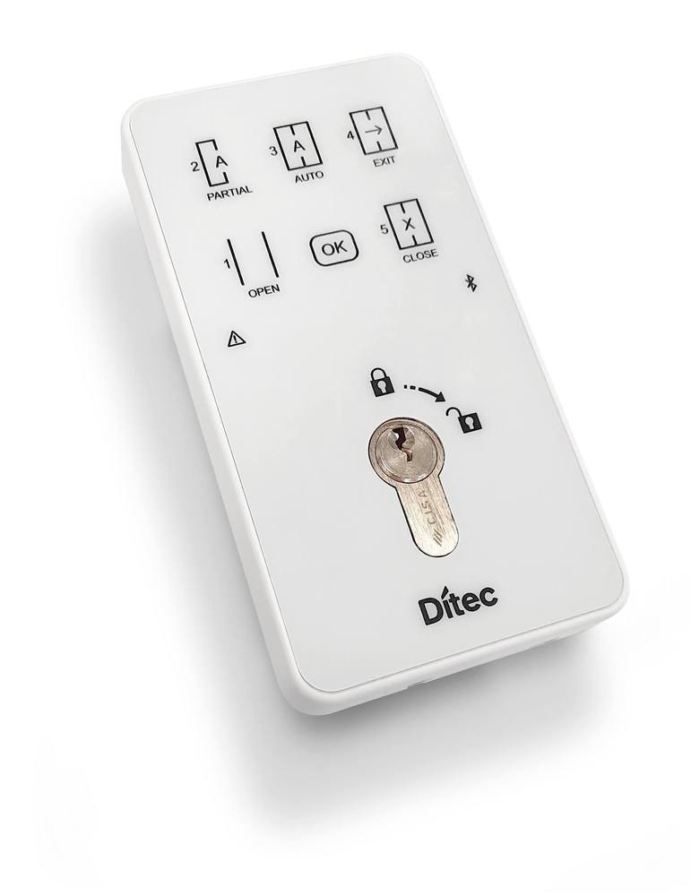 Electronic program selector with capacit