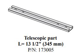 Telescopisch onderdeel L= 34