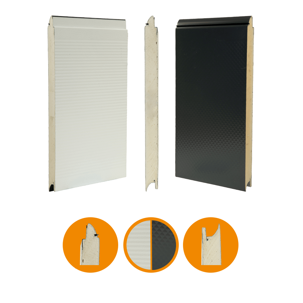 [102001083-a] Crawford 1042 panel - steel - RAL7016/RAL9002 (Whole unit, Standard, Standard)