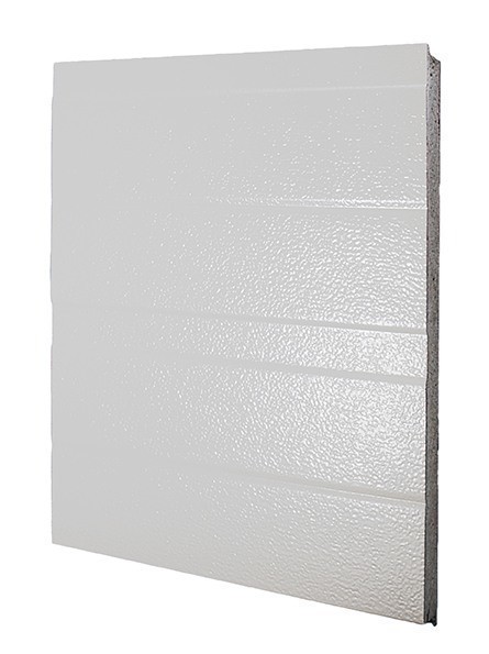 Door panel Crawford orig. 342. aluminum. 42x500mm. RAL 9010/Brut Alu