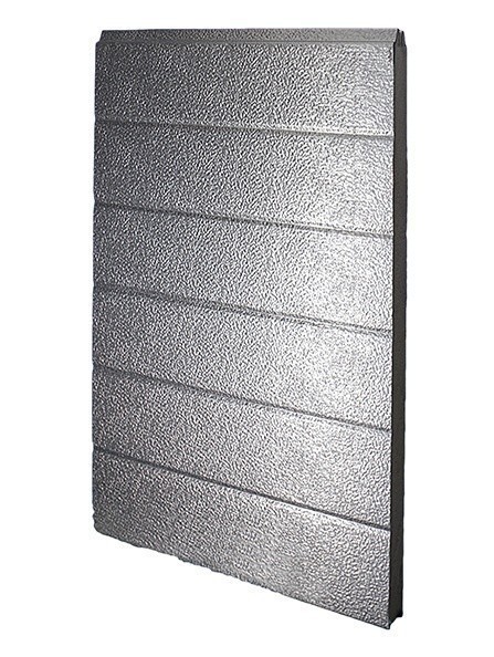 [102001024-a] Door panel aluminum 40x610mm. stucco/stucco Brut Alu (Whole unit, Standard, Standard)
