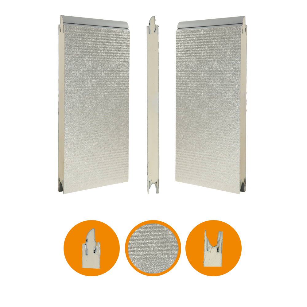 [102001097-a] IDD-CR Door section 542 ALU/ALU (Whole unit, Standard, Standard)