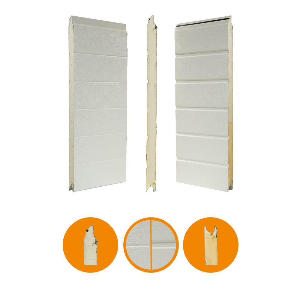 [102001014-a] IDD-HO panel for Hörmann SPU 30/40, SPU F42, 42 x 750 mm RAL 9002/RAL 9002 (Whole unit, Standard, Standard)