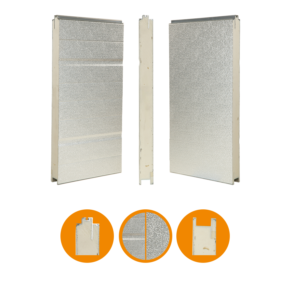[102001018-a] Indus door panel alupol. 52x600mm Brut Alu (Whole unit, Standard, Standard)