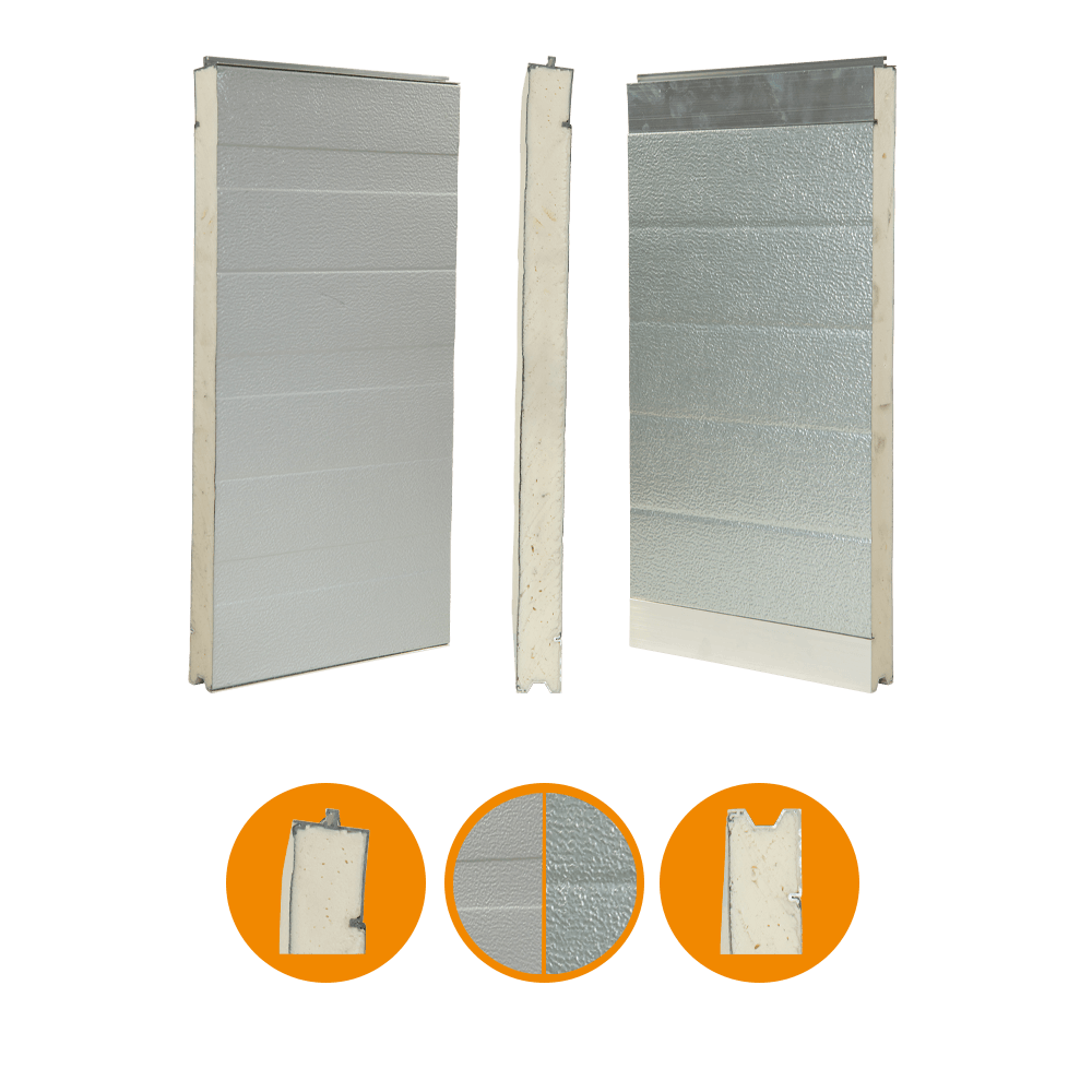 Nassau 6000 door panel, copy, steel, 44x600mm