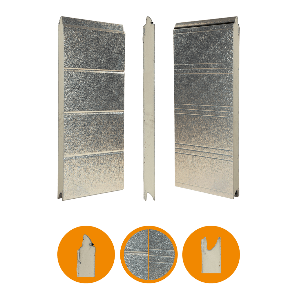 Nassau 9000 panel. original. aluminum. 44x670mm Brut Alu