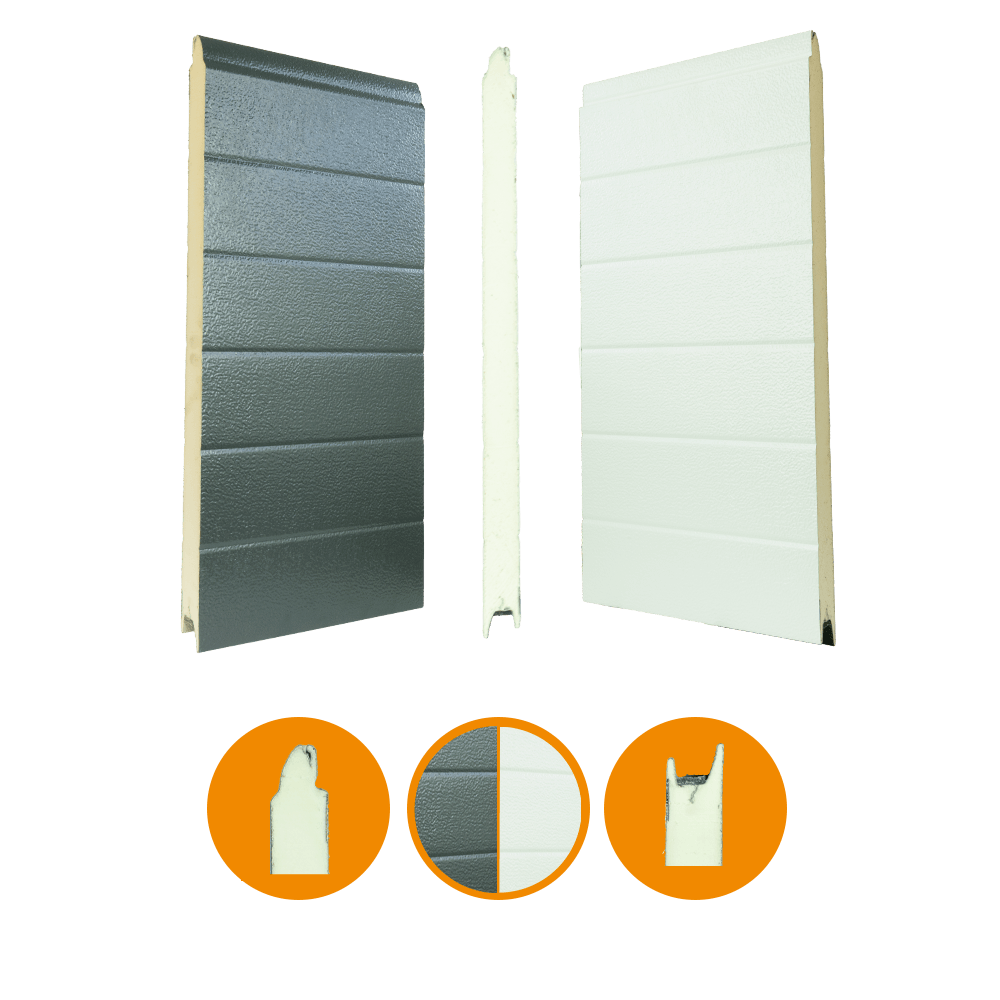 Tecsedo TSMK610-RAL 7016/ RAL 9010 - stucco/stucco