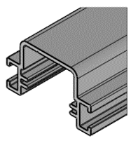 Bottom profile for Seuster high speed doors