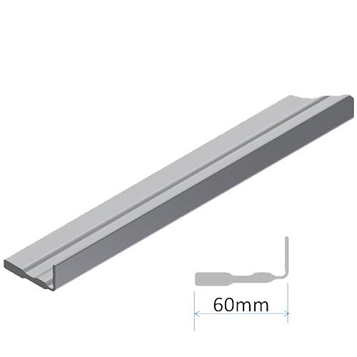 [105001011-a] Reinforcement profile suitable for Hörmann60mm (Ensemble complet)